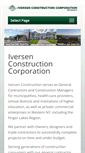 Mobile Screenshot of iversenconstruction.com