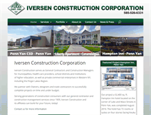 Tablet Screenshot of iversenconstruction.com